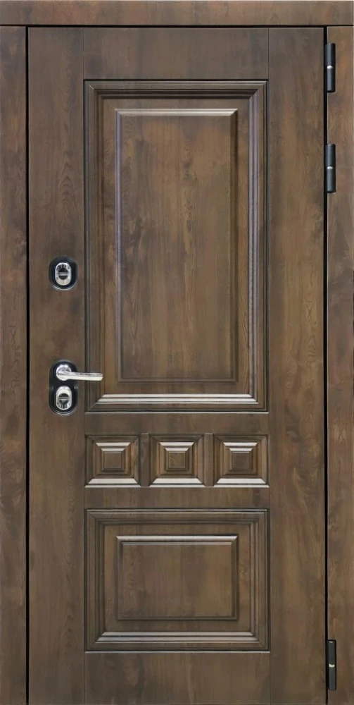 Входная дверь ДвериПРО Аура ФЛ 244 беленый дуб DPRO201266 внешняя сторона