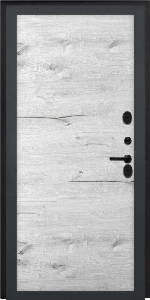 Входная дверь ДвериПРО Элфи Без фрезеровки Дуб арктик горизонт DPRO226452 внутренняя сторона