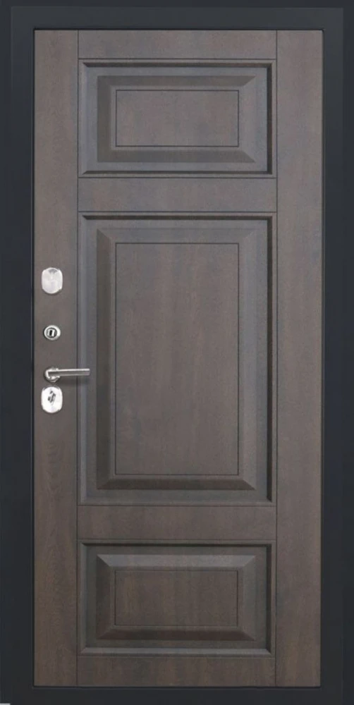Входная дверь ДвериПРО Л-45 ФЛ-659 (12мм, Нуссбаум+черная патина винорит) DPRO227793 внутренняя сторона